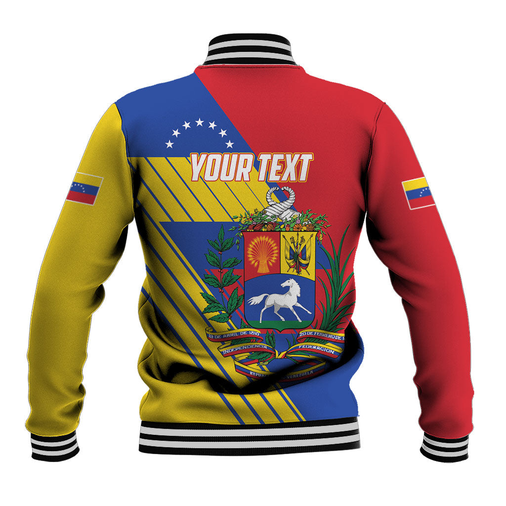 Personalized Republic of Venezuela Baseball Jacket Flag Color Inspired