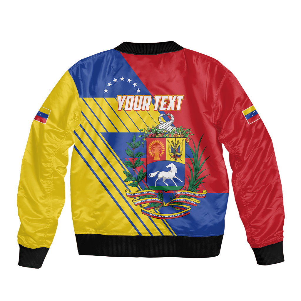 Personalized Republic of Venezuela Bomber Jacket Flag Color Inspired