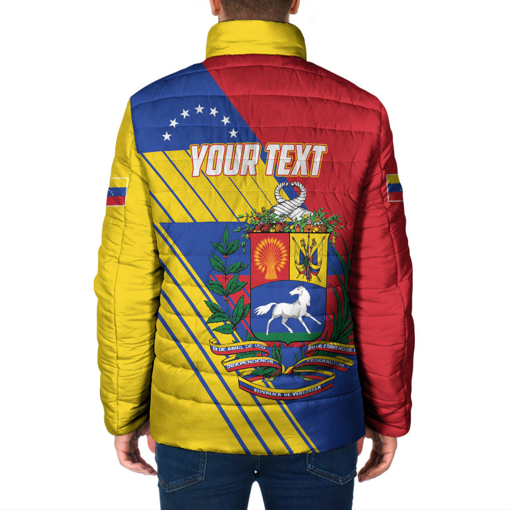 Personalized Republic of Venezuela Padded Jacket Flag Color Inspired