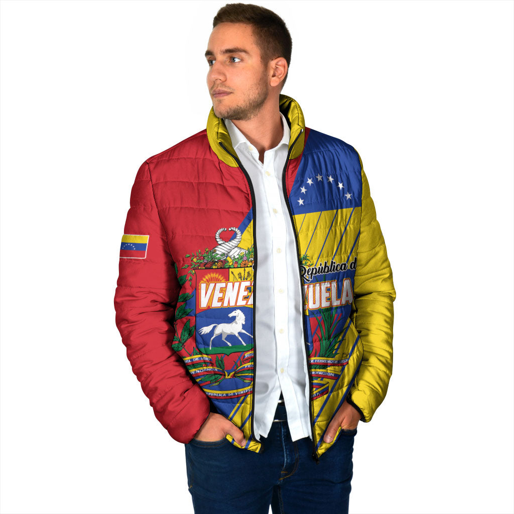 Personalized Republic of Venezuela Padded Jacket Flag Color Inspired
