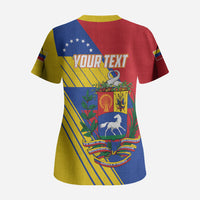 Personalized Republic of Venezuela Scrub Top Flag Color Inspired