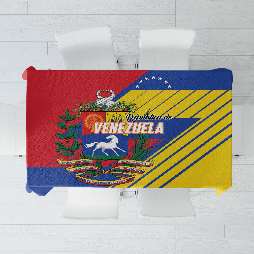 Republic of Venezuela Tablecloth Flag Color Inspired