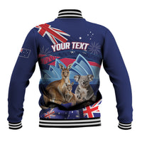 Personalised Australia Kangaroo Koala Baseball Jacket Aussie Flag Inspired