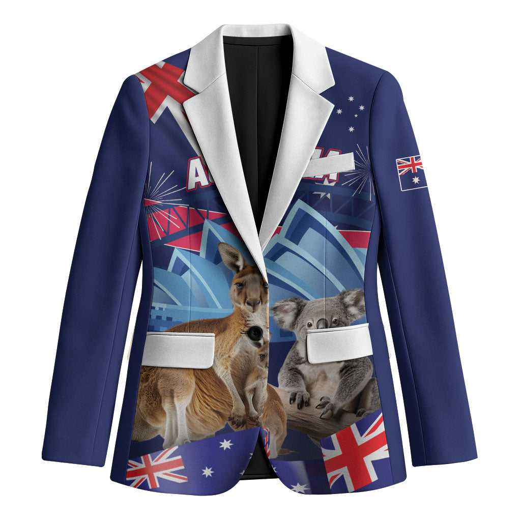 Personalised Australia Kangaroo Koala Blazer Aussie Flag Inspired