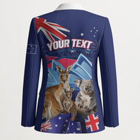 Personalised Australia Kangaroo Koala Blazer Aussie Flag Inspired