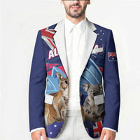 Personalised Australia Kangaroo Koala Blazer Aussie Flag Inspired