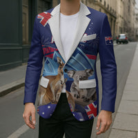 Personalised Australia Kangaroo Koala Blazer Aussie Flag Inspired