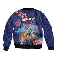 Personalised Australia Kangaroo Koala Bomber Jacket Aussie Flag Inspired