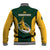 South Africa Rugby Baseball Jacket Springboks Go Champions Protea Pattern - Wonder Print Shop