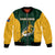 South Africa Rugby Bomber Jacket Springboks Go Champions Protea Pattern - Wonder Print Shop