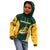 South Africa Rugby Kid Hoodie Springboks Go Champions Protea Pattern - Wonder Print Shop