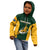 South Africa Rugby Kid Hoodie Springboks Go Champions Protea Pattern - Wonder Print Shop