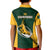 South Africa Rugby Kid Polo Shirt Springboks Go Champions Protea Pattern - Wonder Print Shop