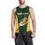 South Africa Rugby Men Tank Top Springboks Go Champions Protea Pattern LT01