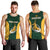 South Africa Rugby Men Tank Top Springboks Go Champions Protea Pattern LT01