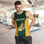 South Africa Rugby Men Tank Top Springboks Go Champions Protea Pattern LT01