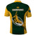 South Africa Rugby Polo Shirt Springboks Go Champions Protea Pattern - Wonder Print Shop