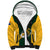 South Africa Rugby Sherpa Hoodie Springboks Go Champions Protea Pattern - Wonder Print Shop