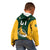 Custom South Africa Rugby Kid Hoodie Springboks Go Champions Protea Pattern - Wonder Print Shop