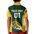 Custom South Africa Rugby Kid Polo Shirt Springboks Go Champions Protea Pattern - Wonder Print Shop