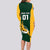 Custom South Africa Rugby Long Sleeve Bodycon Dress Springboks Go Champions Protea Pattern - Wonder Print Shop