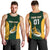 Custom South Africa Rugby Men Tank Top Springboks Go Champions Protea Pattern LT01