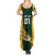 Custom South Africa Rugby Summer Maxi Dress Springboks Go Champions Protea Pattern - Wonder Print Shop