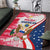 Polish-American Heritage Month Area Rug Eagle Curve Style - Wonder Print Shop