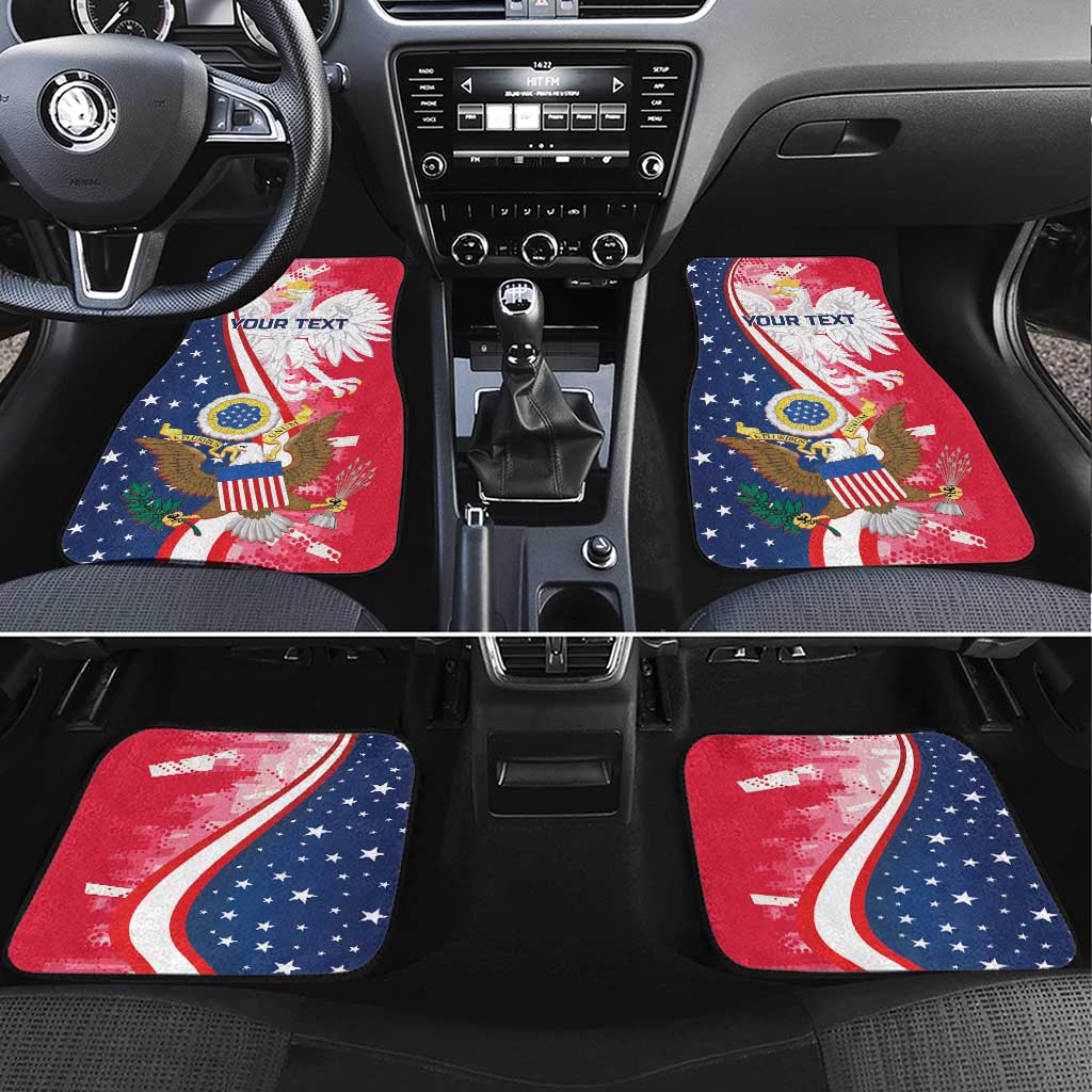 Polish-American Heritage Month Car Mats Eagle Curve Style - Wonder Print Shop