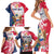 Personalized Polish-American Heritage Month Family Matching Short Sleeve Bodycon Dress and Hawaiian Shirt Eagle Curve Style - Wonder Print Shop