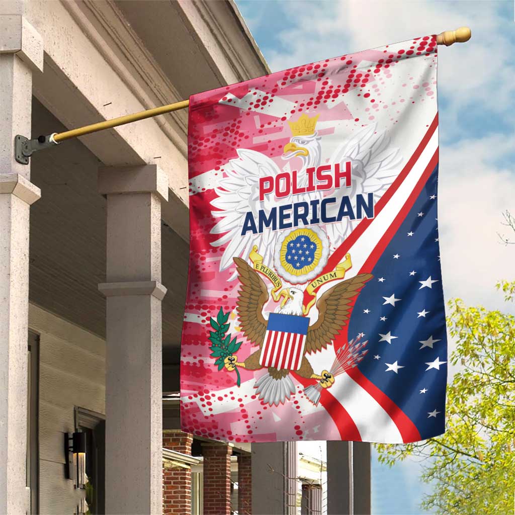 Polish-American Heritage Month Garden Flag Eagle Curve Style - Wonder Print Shop