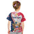 Personalized Polish-American Heritage Month Kid T Shirt Eagle Curve Style - Wonder Print Shop