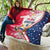 Polish-American Heritage Month Quilt Eagle Curve Style