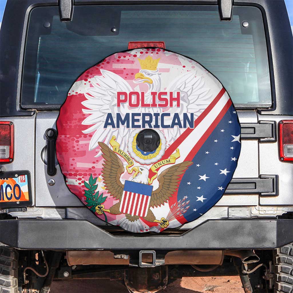 Polish-American Heritage Month Spare Tire Cover Eagle Curve Style