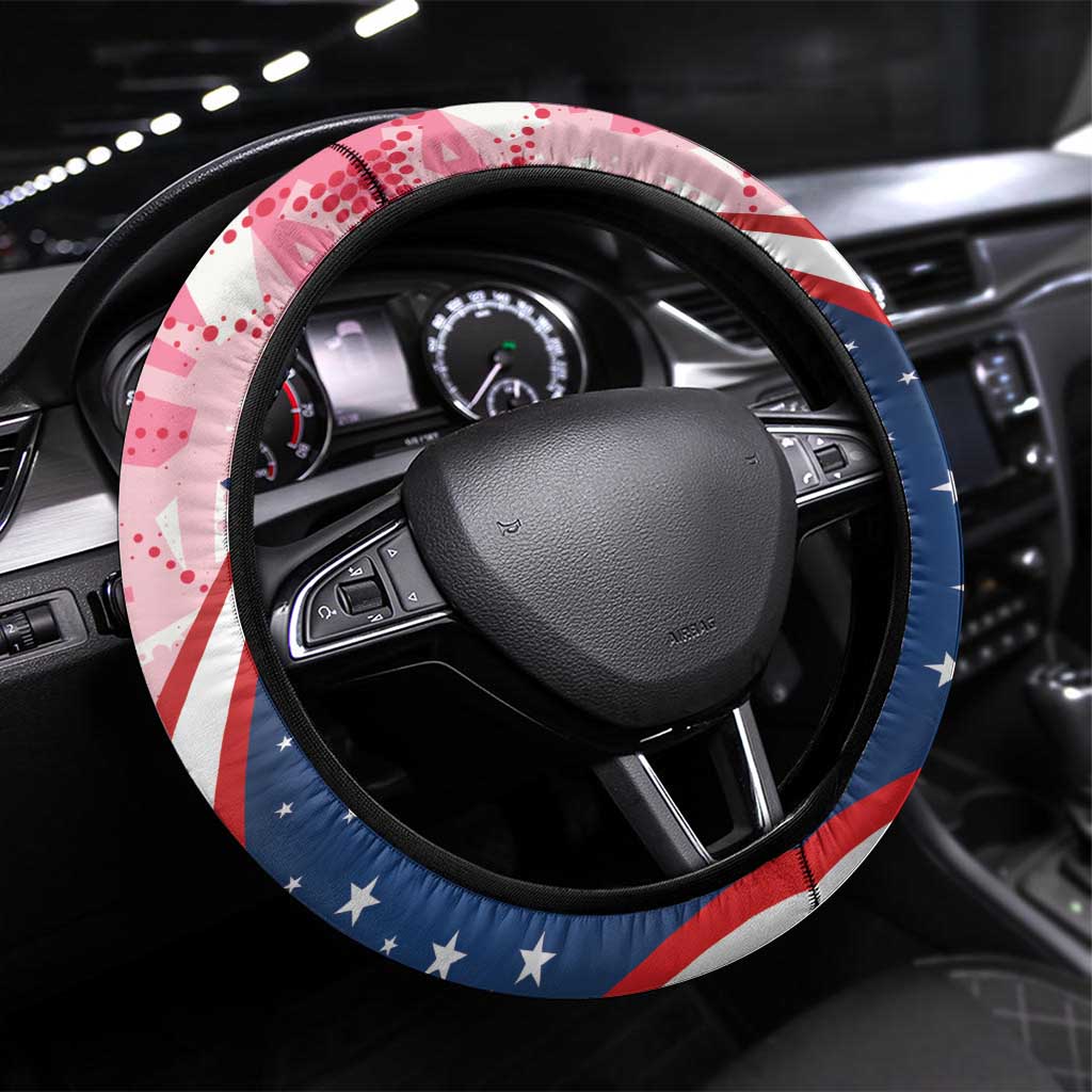 Polish-American Heritage Month Steering Wheel Cover Eagle Curve Style