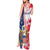 Personalized Polish-American Heritage Month Tank Maxi Dress Eagle Curve Style