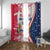 Polish-American Heritage Month Window Curtain Eagle Curve Style