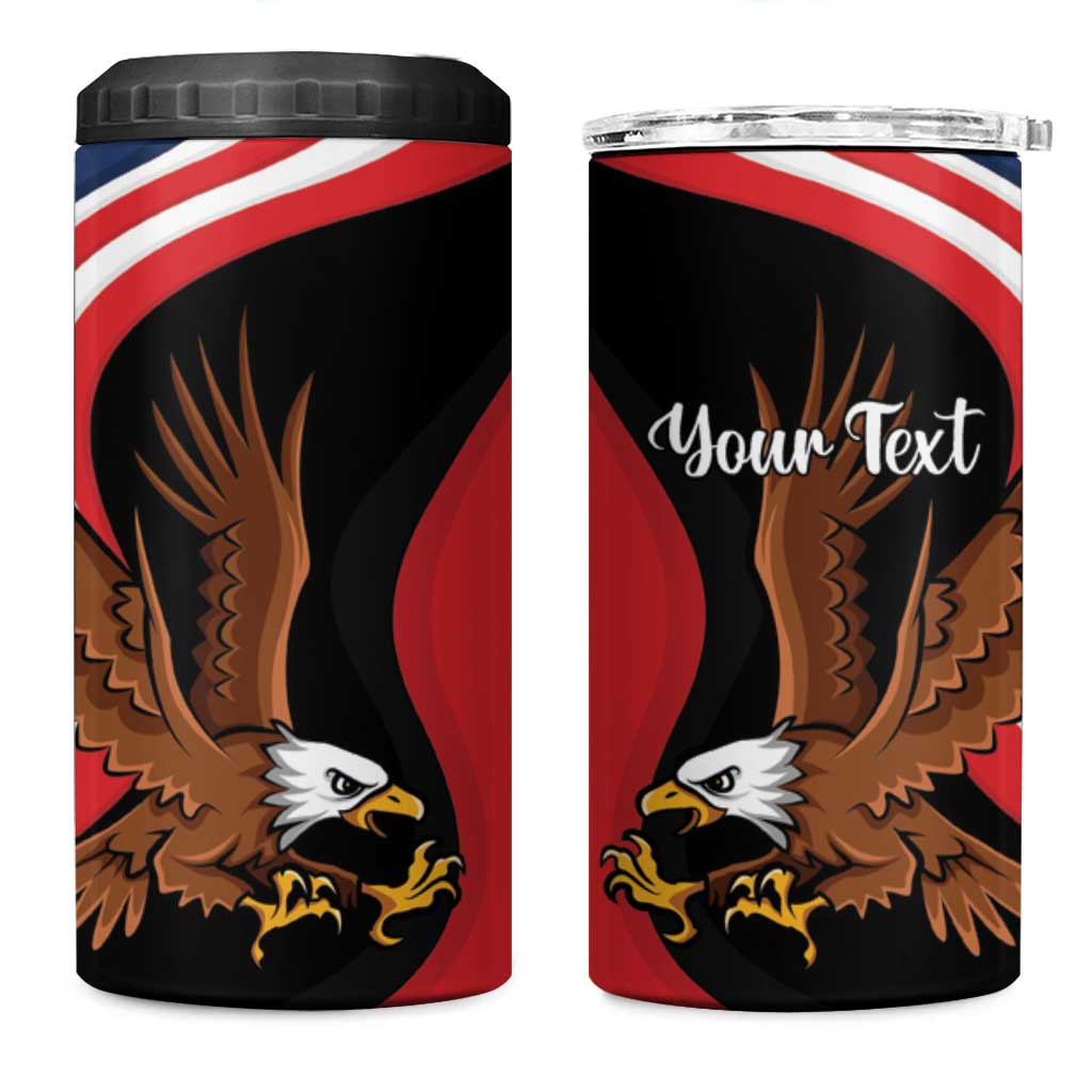 Personalized Proud to be German - American 4 in 1 Can Cooler Tumbler Eagle Heritage Month - Wonder Print Shop