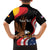 Personalized Proud to be German-American Family Matching Off The Shoulder Long Sleeve Dress and Hawaiian Shirt Eagle Heritage Month - Wonder Print Shop