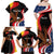 Personalized Proud to be German-American Family Matching Off Shoulder Maxi Dress and Hawaiian Shirt Eagle Heritage Month - Wonder Print Shop