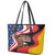 Proud to be German-American Leather Tote Bag Eagle Heritage Month