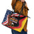 Proud to be German-American Leather Tote Bag Eagle Heritage Month