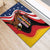 Proud to be German-American Rubber Doormat Eagle Heritage Month