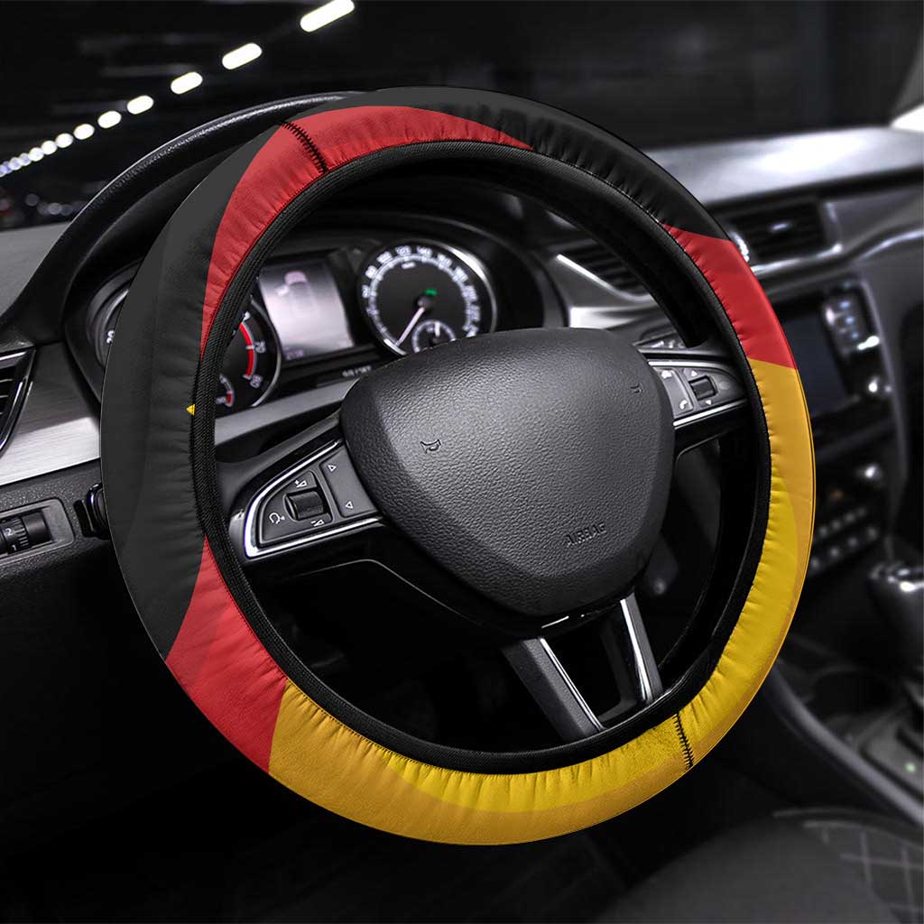 Proud to be German-American Steering Wheel Cover Eagle Heritage Month