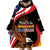 Personalized Proud to be German-American Wearable Blanket Hoodie Eagle Heritage Month