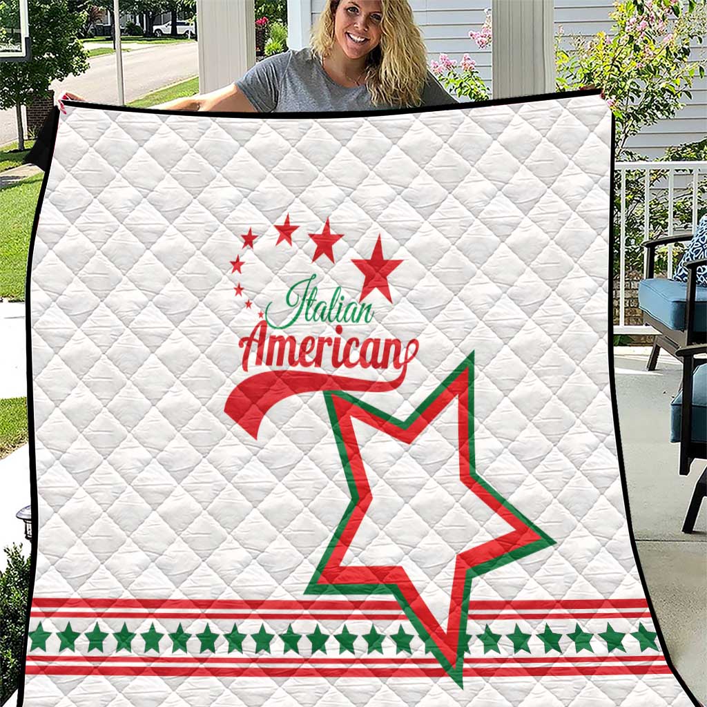 ​Italian-American Heritage Month Quilt Starlight Simple Style