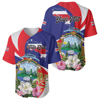 Personalized Costa Rica Pura Vida Tropical Baseball Jersey - Wonder Print Shop