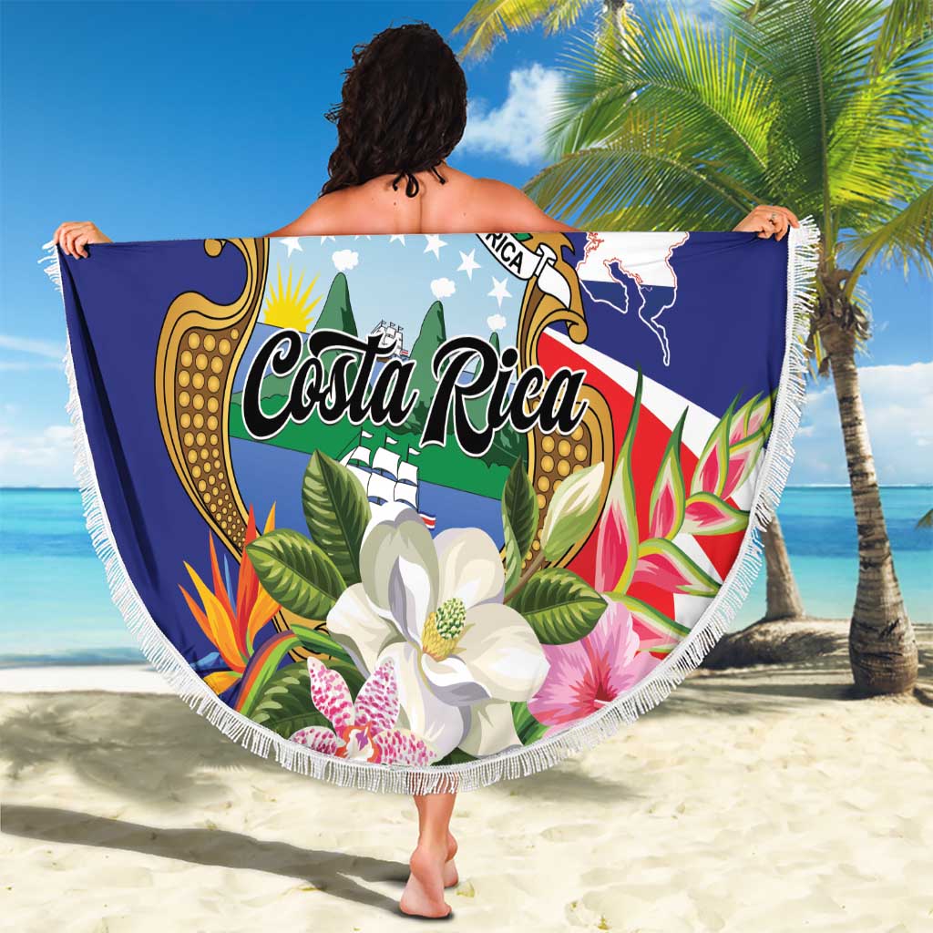 Costa Rica Pura Vida Tropical Beach Blanket - Wonder Print Shop