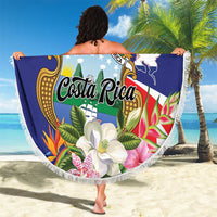 Costa Rica Pura Vida Tropical Beach Blanket - Wonder Print Shop