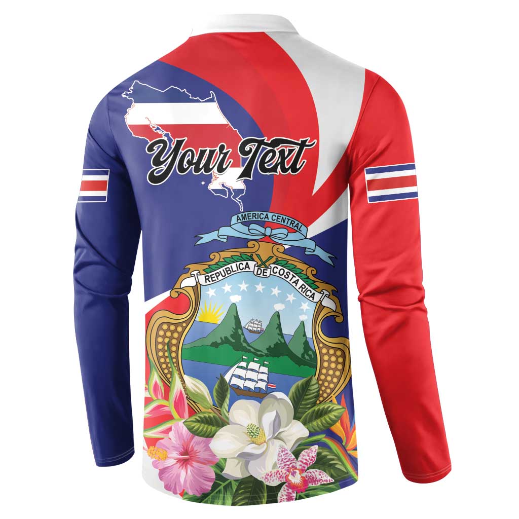 Personalized Costa Rica Pura Vida Tropical Button Sweatshirt - Wonder Print Shop